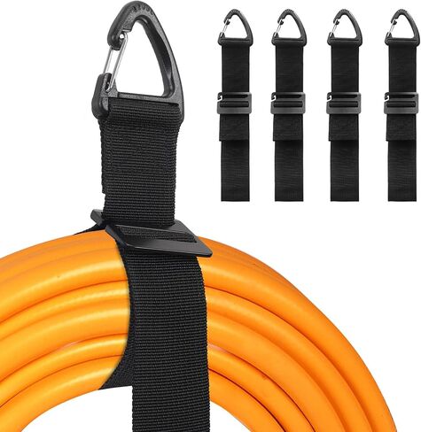 Extension Cord Holder Organizer - Extension Cord Hanger for Garage, Shed, RV, Van Tool Storage, Heavy Duty Gadgets for Men (4 Pack 20 Inch) in Kuwait