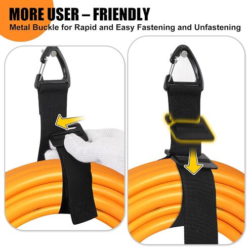 Extension Cord Holder Organizer - Extension Cord Hanger for Garage, Shed, RV, Van Tool Storage, Heavy Duty Gadgets for Men (4 Pack 20 Inch) in Kuwait