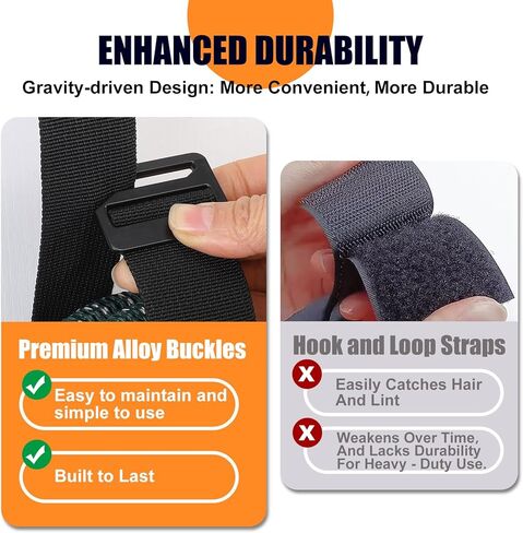 Extension Cord Holder Organizer - Extension Cord Hanger for Garage, Shed, RV, Van Tool Storage, Heavy Duty Gadgets for Men (4 Pack 20 Inch) in Kuwait