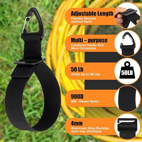 Extension Cord Holder Organizer - Extension Cord Hanger for Garage, Shed, RV, Van Tool Storage, Heavy Duty Gadgets for Men (4 Pack 20 Inch) in Kuwait
