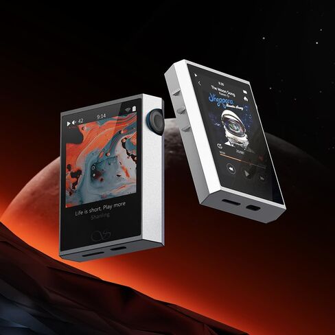 Shanling M1 Plus M1Plus Properable Music Player MP3 عالي الدقة ES9069Q DAC Dual SGM8262 Amplifier PCM768 DSD512 Bluetooth 5.2 LDAC WiFi DLNA Black in Kuwait