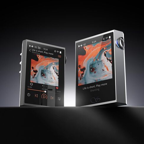 Shanling M1 Plus M1Plus Properable Music Player MP3 عالي الدقة ES9069Q DAC Dual SGM8262 Amplifier PCM768 DSD512 Bluetooth 5.2 LDAC WiFi DLNA Black in Kuwait