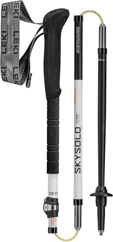 LEKI Skysolo FX.One Carbon Collapsible Lightweight Walking Poles for Thru-Hiking, Fast-Packing, & Mountaineering in Kuwait