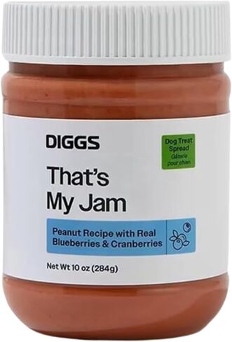 DIGGS Spreadable Dog Treat - All Natural Plant Based Treat for Dogs - Ideal Food Topper or Filling for Groov Pet Crate Licking Toy (Gold'n Delicious) in Saudi Arabia