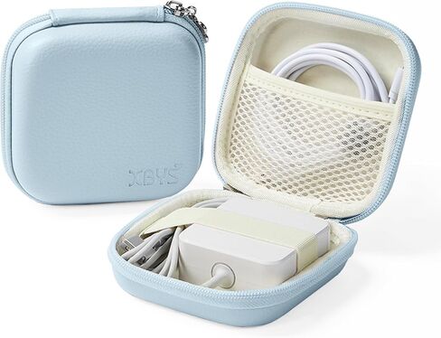 Charger Case for MacBook, Portable Tech Electronic Organizer Bag, Small Travel Storage Pouch for Laptop Accessories, MacBook Power Adapter, Charging Cords, USB Drives, Power Bank (Blue, M) in Kuwait