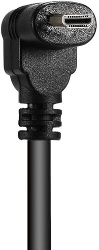 Chenyang Up Angled 90 Degree Micro HDMI to HDMI Male HDTV Cable 4K 60hz Compatible for Cell Phone & Tablet & Camera in Saudi Arabia