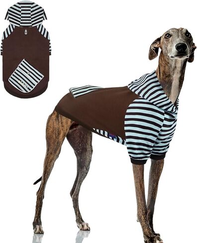 Dog Hoodie, Dog Sweaters with Leash Hole Pullover Splicing Sweatshirt for Large Medium Dogs Soft Pet Clothes for Cold Weather Warm Outfit Dog Coat for Male/Female, Chrismas Green (M) in Saudi Arabia