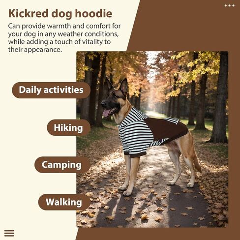 Dog Hoodie, Dog Sweaters with Leash Hole Pullover Splicing Sweatshirt for Large Medium Dogs Soft Pet Clothes for Cold Weather Warm Outfit Dog Coat for Male/Female, Chrismas Green (M) in Saudi Arabia