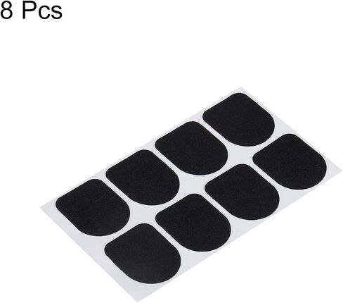 MECCANIXITY Gloves Touch Screen Sticker 1" x 4/5" Ultra High Sensitivity Flexible Carbon Fiber Ultra Thin Stickers Black for Gloves, 8 Pcs(10 in 1) in Saudi Arabia