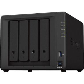Synology DiskStation DS923+ 4-Bay NAS Enclosure Server | AMD Ryzen R1600 Dual-Core up to 3.1 GHz | 4GB DDR4 RAM | Installed with Seagate IronWolf 32TB (8TBx4) HDD
