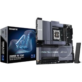 GIGABYTE Z890 AI TOP Intel Core Ultra (Series 2) LGA 1851 Motherboard, E-ATX, DDR5, 4X M.2, PCIe 5.0, Thunderbolt 5, WIFI7, 10GbE LAN, EZ-Latch