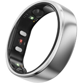 RingConn Gen 2 Smart Ring (Silver, Size 7) Gen 2 Charger