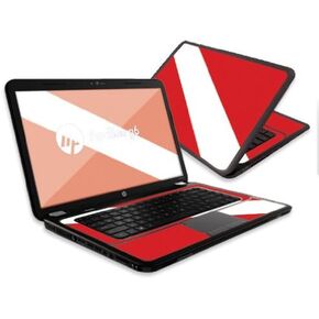 MightySkins Skin Compatible with HP Pavilion G6 Laptop with 15.6" Screen wrap Sticker Skins Scuba Flag