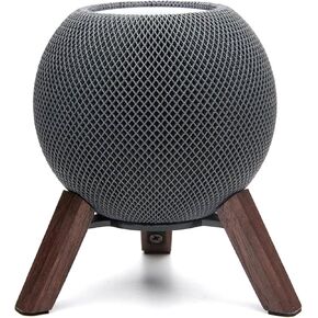 Wooden Desktop Speaker Stand for HomePod Mini, Wood Tripod Desk Stand Holder