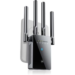 2025 WiFi Extender Signal Booster,WiFi Booster Extender for Home, New Gen 6X Faster Internet Booster Extender, WiFi Repeater Coverage up to 10K sq.ft and 65 Devices,1-Tap Easy Setup