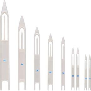 9pcs صيد الأسماك صيد إبرة مكوكية مجموعة البلاستيك المصبوب الشبكة إصلاح الإبرة أداة لصيد الأسماك صيد صيد شبكة الإبرة مزيج الإبرة