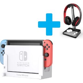 TotalMount Bundle for Nintendo Switch (Includes Wall Mount and Headphone Stand)
