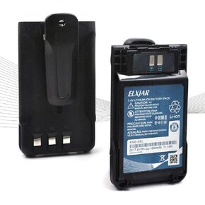 elxjar (2-Pack) 7.4V 1550mAh Battery Replacement for Kenwood TH-K20, TK-2000, TK-3000, TK-3501, TK-U100, Part NO KNB-63L, KNB-65L