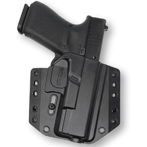 Bravo Concealment Holster for Glock 19 23 32 - OWB - Custom Fit Glock 19 OWB Holster with Adjustable Retention - Built-in Sweat Guard for a Secure and Comfortable Carry - Right Hand