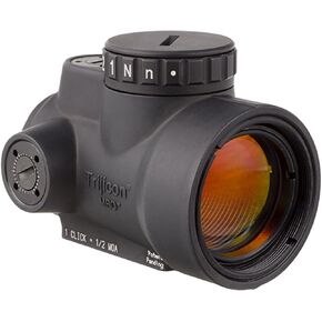 Trijicon MRO-C-2200018 1x25mm Miniature Rifle Optic (MRO) Patrol Riflescope with 2.0 MOA Adjustable Red Dot with 1/3 Co-Witness Quick Release Mount