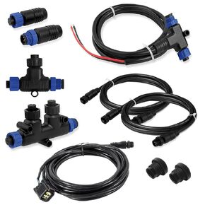 NMEA 2000 Starter Kit for Yamaha Outboard Engine 2006-2023 Bundle, Marine Grade NMEA 2000 Backbone Cables Drop Cables Tees Terminators for Lowrance Garmin Replace# 000-0120-37 3004.6865
