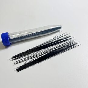 JollyFree 300Pcs 6.3 inch White Simulated Animal Whiskers for Crafts Needle Felting,Extra Long Craft Animal Whiskers(White-6.3 inch)