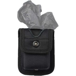 Molded Pager/Glove Pouch, Nylon Molded Glove Pouch for Duty Belt, EMT Pager Holder with Snap Closure