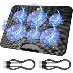 AICHESON 003 Blue Laptop Cooling Pad and 2 USB A to A Cables Set