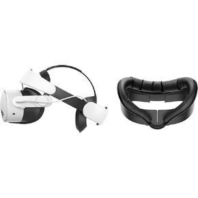 KIWI design H4 Boost Battery Head Strap Compatible with Meta Quest 3 or Meta Quest 3S and V3 Facial Interface, Face Pad Compatible with Meta Quest 3 Accessories