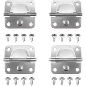 Cooler Stainless Steel Hinges for Coleman ice Chest Coolers Replacement 5235 6262 6270, with Screws Set (4pack)
