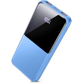 Portable Charger Power Bank, 10000mAh 22.5W Mini Portable Battery Fast Charging Battery Pack Travel Essentials, PD 3.0 QC 4.0 External Phone Powerbank for iPhone Android Samsung and USB/USB-C Devices