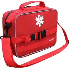 First Aid Bag Empty, Survival Kit, First Aid Kit for Home, Large Medical Emergency Kit Bag, Molle Medical Pouch for Car, Camping, Travel, Outdoor Sports, Office Emergency Supplies (Bag Only)