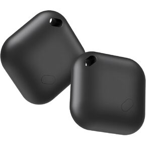 Air Tags-2 Pack, Key Finder Work with Apple Find My (iOS Only), 90dB Beeping Smart Tag, Replaceable Battery, Air Tag Alternative for Wallet, Bag, Backpack, Suitcase