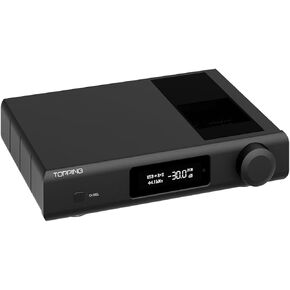 Topping D90 III Discrete Full Balance HiFi DAC Preamplifier - BT 5.1 Support LDAC PEQ Adjustment with Bluetooth Remote Control (Black)