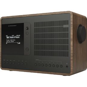 Revo SuperConnect Wireless Music System with Internet Radio, Spotify Connect, Wi-Fi, FM, and Bluetooth - Walnut/Black