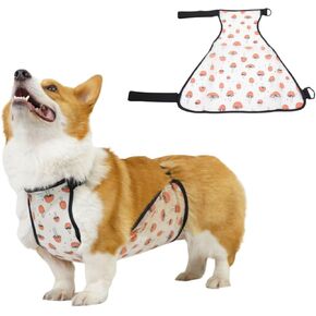 Dog Belly Protector, Waterproof Dog Bellyband Raincoat, Dog Belly Vest Jacket Cover Outdoor for Small Medium Dogs Male L