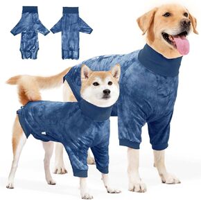 Lukovee Recovery Suit for Dogs - Soft Onesie Dog Surgery Suit for Female Male Dogs, Breathable Dog Surgical Recovery Suit Prevent Licking Spay Recovery Suit Dog E-Collar & Cone Alternative(M,Pink)
