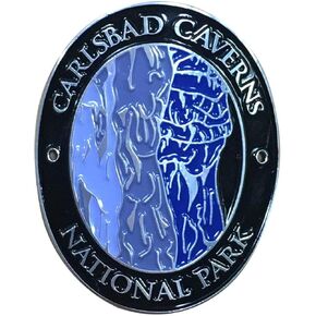 Carlsbad Caverns National Park Hiking Stick Medallion, Great for Hiking and Outdoor Activities, Trekking Hiking Walking Pole Stick