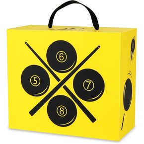Kalkal Archery Target, 15" Lightweight Archery Targets for Backyard Practice, Foam Archery Target Block Withstand 20 Pound Bow