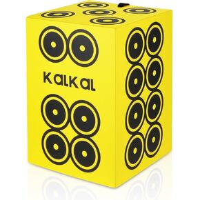 Kalkal Archery Target, 22" Archery Targets for Backyard Practice, Lightweight Bow and Arrow Foam Targets Block | Easy Arrow Removal, Birthday Gift for Friend