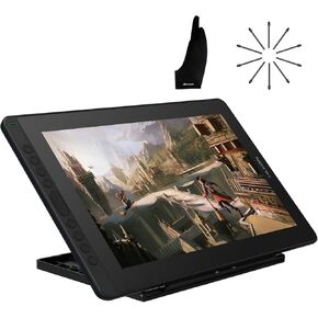 2021 HUION KAMVAS 16 Graphics Drawing Tablet and HUION 10 Pack Replacement Nibs PN05A and Huion Artist Glove