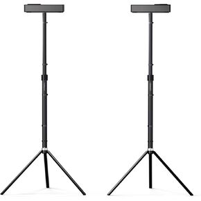 ULTIMEA Speaker Stands Pair, Adjustable Height Speaker Stands for Nova S90, Surround Sound Speaker Stands, Extends 24.4" to 36.6", Ear Level Surround Sound, Floor Standing Speaker Holder, Steady S90