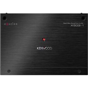 KENWOOD eXcelon X503-1 Class D Mono Power Amplifier – 1000W Max Power, Variable Low Pass Filter, Bass Boost, Wired Remote Included