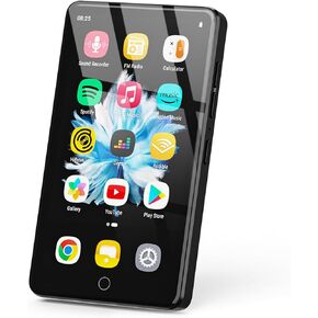 144GB MP3 Player with WiFi & Bluetooth, 4.02" IPS HD Touch Screen, MP4 Player with Speakers, Music Player for Kids, Android Music Player Preloaded with Spotify, Deezer, Play Store