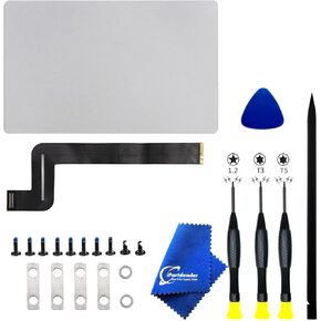 M2 A2338 استبدال لوحة التتبع لـ MacBook Pro 13.3 بوصة اللمس مع مجموعة أدوات الكابل والمسامير EMC 8162 2022 (Silver) in Kuwait
