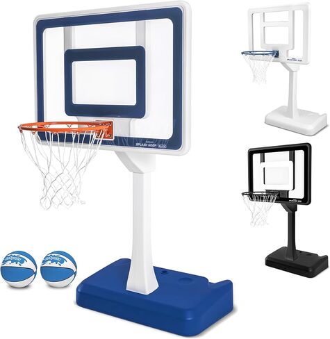 GoSports Splash Hoop ELITE Pool Basketball Hoop with Premium Acrylic Backboard and Water Weighted Base in Saudi Arabia