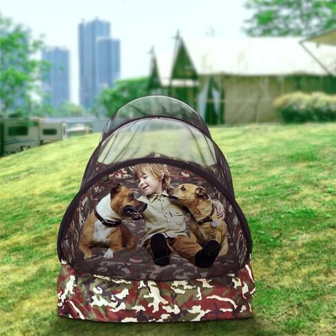 Mosquito Tent,Folding Netting Bed Tent,Portable Mosquito Netting with Bottom,Camping Tent Fine Mesh Mosquito Net for Adults Kids Travel Camping Backyards Canopy Outdoor (Sunshade, 2 Person) in Kuwait