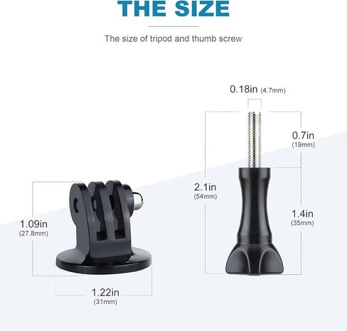 Conversion Block Head Connection Adapter Compatible with GoPro SJCAM Yi 4K Eken in Saudi Arabia