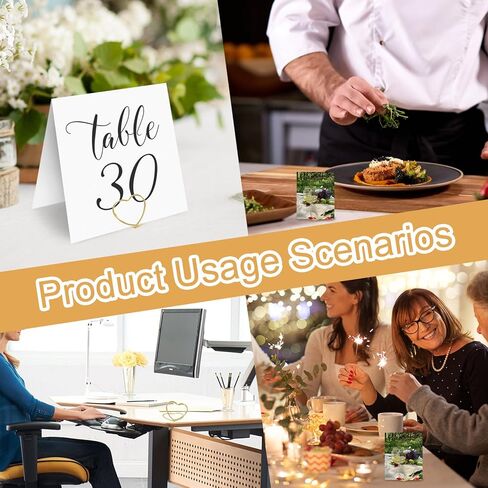 60 Pack Gold Place Card Holder - Round Shape Table Place Cards Holder - Mini Table Card Photo Picture Holders for Wedding Party Birthday Office in Kuwait