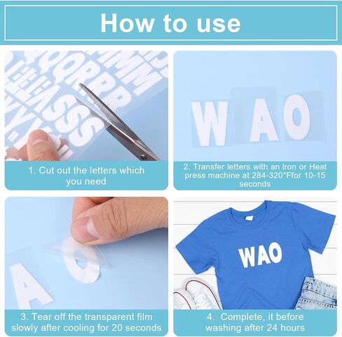 3Sheets Iron on Letters and Numbers for Clothing, 1Inch Small Iron On Letters A to Z, and 0-9 Vinyl Iron on Letters Heat Transfer Vinyl Letters for DIY Printing Craft Clothing T-Shirt Jersey(Black) in Saudi Arabia